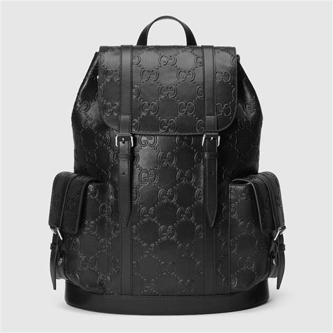 gucci embossed bag|gucci gg embossed backpack.